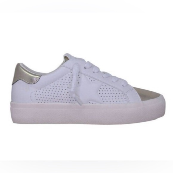 Women's Vintage Havana IVY Ro Vint White IVY 2/WHT Size 6.5 Gold Star Retro